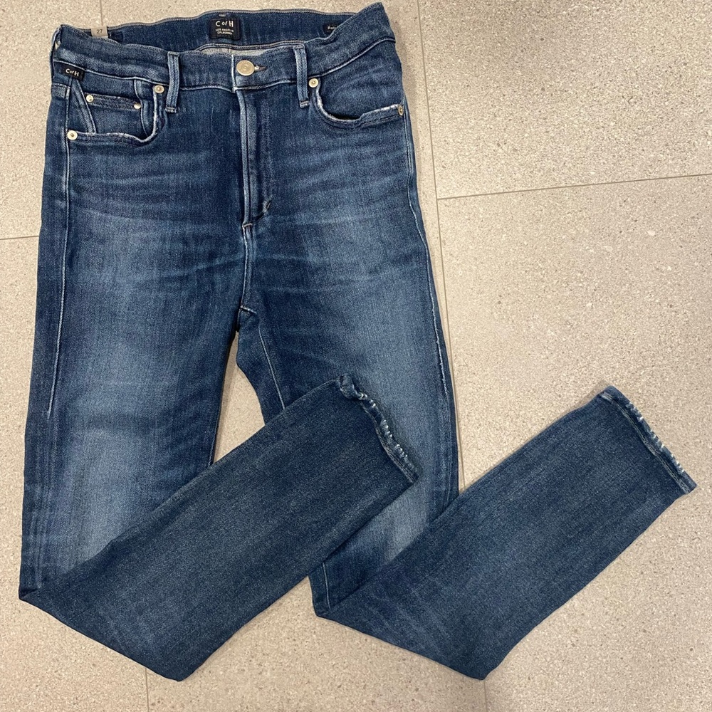 Citizens Of Humanity Dark Blue High Rise Jeans